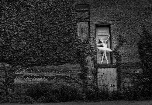 Ballet dancer portrait