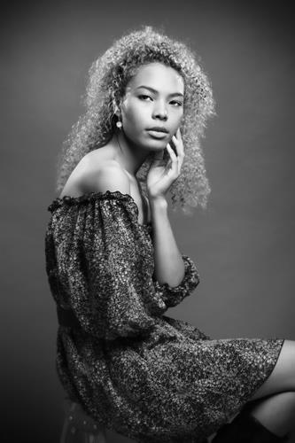 Female model headshot