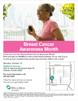 WellMed At Semoran Curbside Drive Thru Event - Breast Cancer Awareness