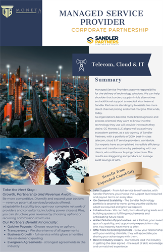 Managed Service Provider Corporate Partnership Program Managed Service Provider Corporate Partnership Program