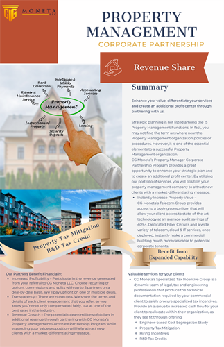Property Management Corporate Partnership Program Property Management Corporate Partnership Program