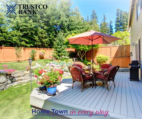 With summer right around the corner, now is the time to start planning your summer project! You can make these plans a reality with a Home Equity Credit Line from Trustco Bank. Click here https://bit.ly/37cdFAe or stop into any of our branches to check out our great rates!