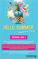 Goodwill to Host Summer Kick-off Donation Drive on June 3