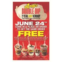 Andy's Double Dip 2 Year ANDYVERSARY