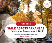 Registration for fall Walk Across Arkansas Now Open