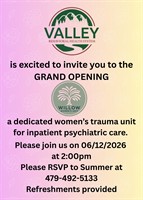 Grand Opening for Women's Trauma Unit at Valley Behavioral Health