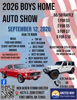 News Release: 2026 Boys Home Auto Show