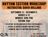 CSA: Rhythm Section Workshop (grades 6-12)