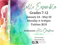 Cello Ensemble (grades 7-12)
