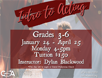 Introduction to Acting(grades 3-6)