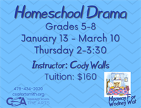 Homeschool Drama Class (grades 5-8)
