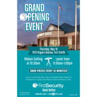 Join First Security Bank for their Grand Opening & Help Arkansas Family Alliance 