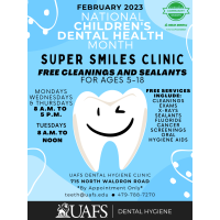 UAFS Celebrates Children's Dental Health Month with Free Exams, Care