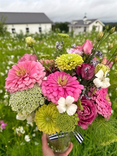 Bouquet of Flowers at PepperHarrow Flower Farm