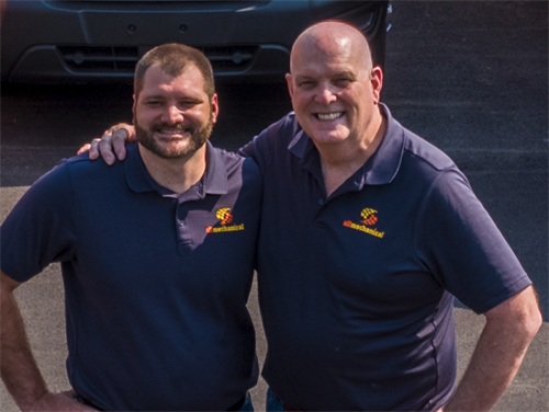 Geoff Fishel Sr. and Geoffrey Fishel II — Comfort for Generations.