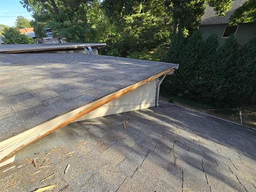 Replacing fascia and siding 