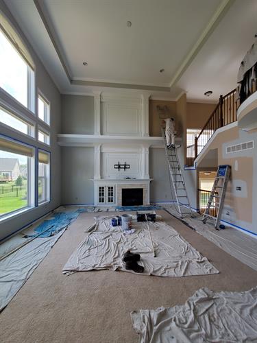 Interior painting project Lewis center
