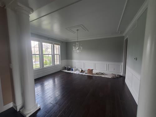 Interior painting project in Lewis center 