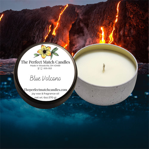 Blue Volcano 6oz Candle