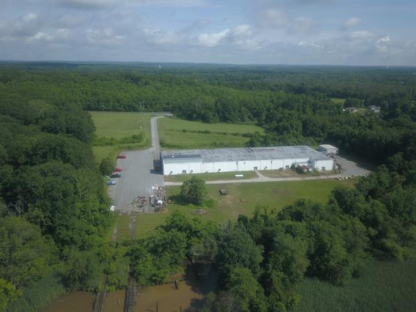 View of our facility from the Elk River