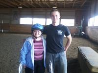 Sis, from Bright View Nursing Home and Volunteer Alex Luther