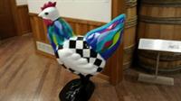 Another artistic bird done for the Delmarva Chicken festival, on display at the Chesapeake Exploration Ctr