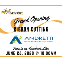 NSAC Business Reopening Ribbon Cutting: Andretti Indoor Karting and Games