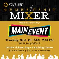 Membership Mixer Hosted by Main Event Entertainment