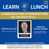 Learn at Lunch with Don Gleason