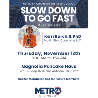 Coffee & Conversations: Slow Down to Go Fast