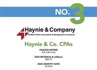 HAYNIE & COMPANY IS A 2021 FASTEST-GROWING FIRM IN THE U.S.