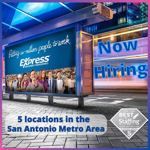 Express has 5 locations in the San Antonio Metro-Area, ready to serve you!