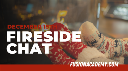 Join us on December 15th for our Fireside Chat and campus tour. 