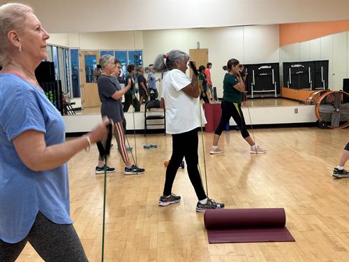 "Divas" participating in one of our many classes as part of our Diva&Dude Wellness and Nutrition Classes