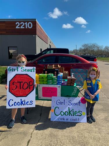Supporting our Girl Scouts!