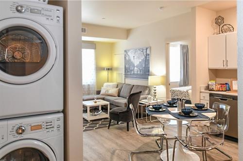 Washer & Dryer in each room