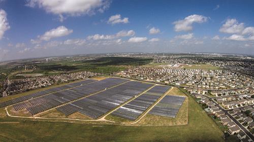 Alamo 2 solar farm in northeast San Antonio, Converse area