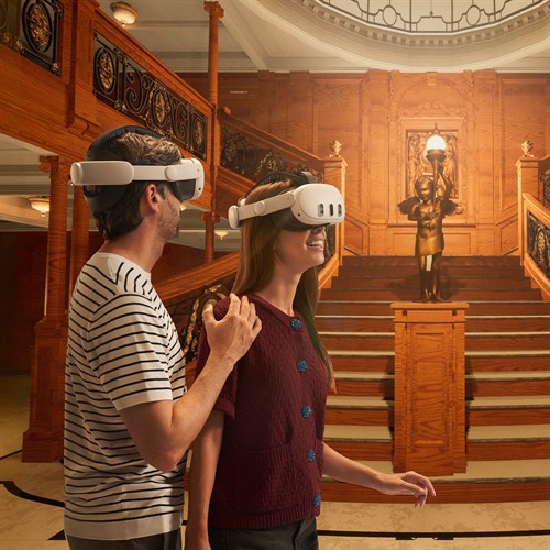 Titanic allows you to walk down the grand staircase