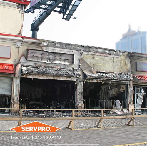 Servpro Team Lutz is ready for all fire damage mitigation and rebuilding - start to finish.