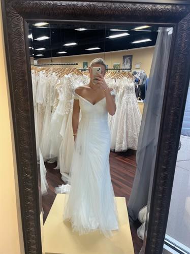 Wedding Dress Selfie!
