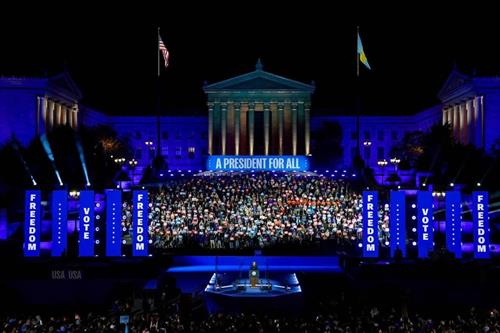 2024 Political Rally - Philadelphia Art Mueseum