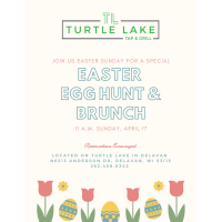 Easter Egg Hunt & Brunch at Turtle Lake Tap & Grill