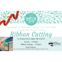 2024 Ribbon Cutting at Buff City Soap Salem NH