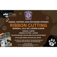 2024 Ribbon Cutting: Pelham Police Department Animal Control Shelter Grand Opening