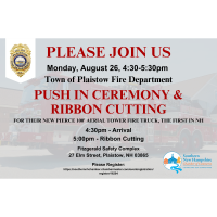 2024 Ribbon Cutting: Plaistow Fire Department Push In Ceremony