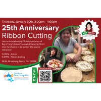 2025 Ribbon Cutting 25th Anniversary Rig A Tony's Italian Takeout & Catering