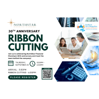 2025 Ribbon Cutting for 30th Anniversary Northstar Financial Planning