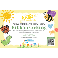 2025 Ribbon Cutting at Create & Discover Learning Center