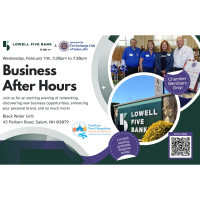 2026 Business After Hours hosted by Lowell 5 Bank & The Exchange Club of Salem, NH