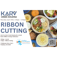 2026 Ribbon Cutting at Karv Greek Kouzina